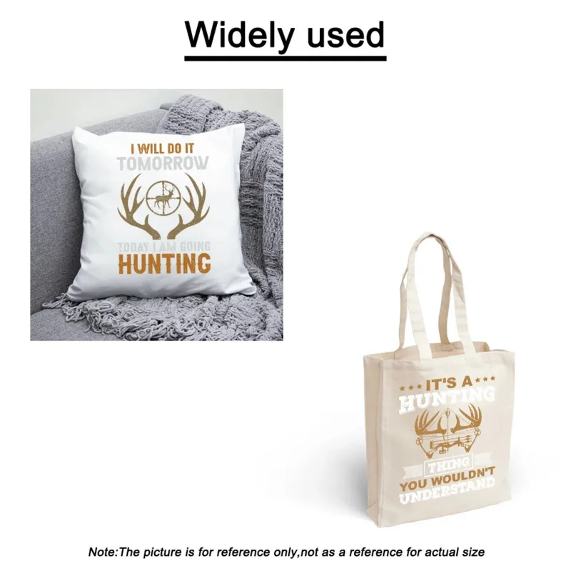 Охотничий Олень в западных лесах перенос утюга на одежду dtf термопечать