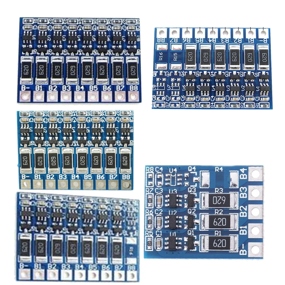 

3S 4S 5S 6S 7S 8S 21V 4.2v li-ion balancer board 18650 li-ion balncing full charge battery Balance Function Protection Board