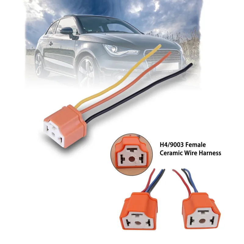 Автомобильный керамический удлинитель для передних фар H4/9003/HB2 - купить по
