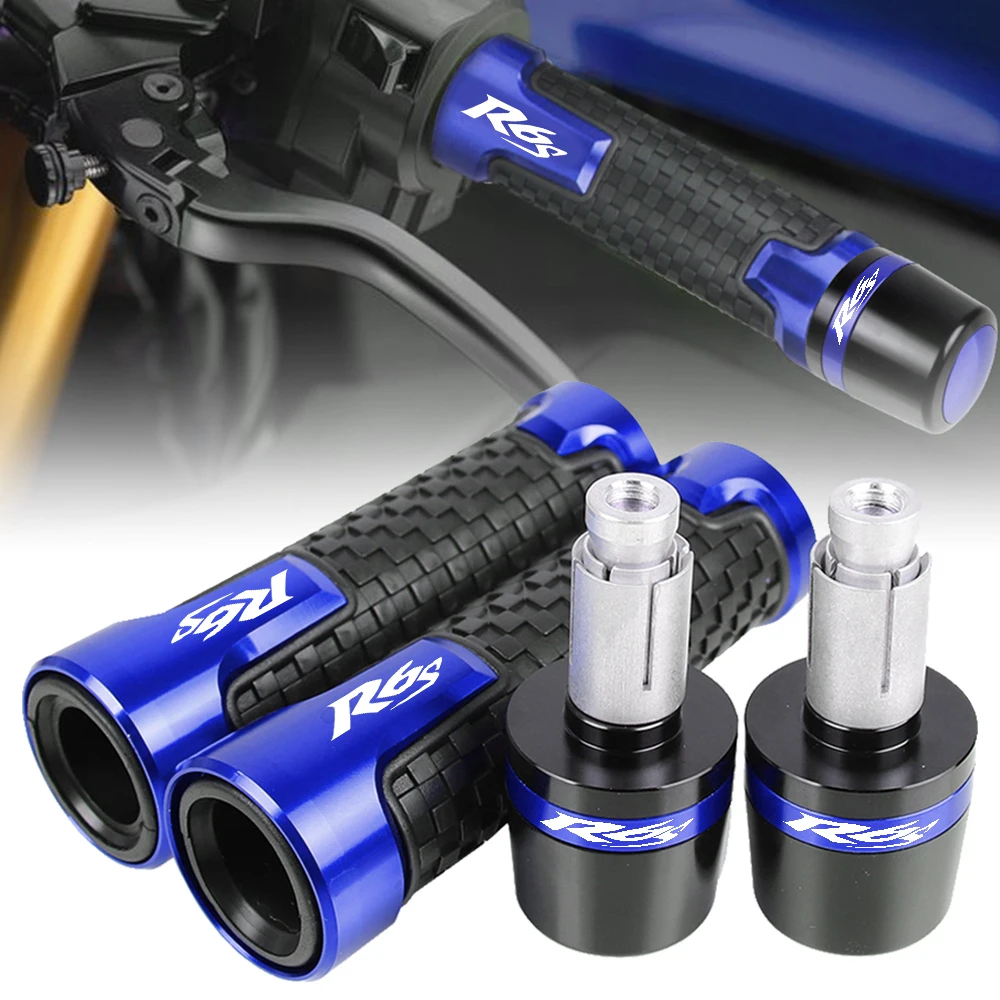 

Мотоциклетный аксессуар CNC алюминий 1/4 ''22 мм ручка стержень скутер для YAMAHA R6S R6 S 7/8 2006 2007 ручки рукоятки руль захват