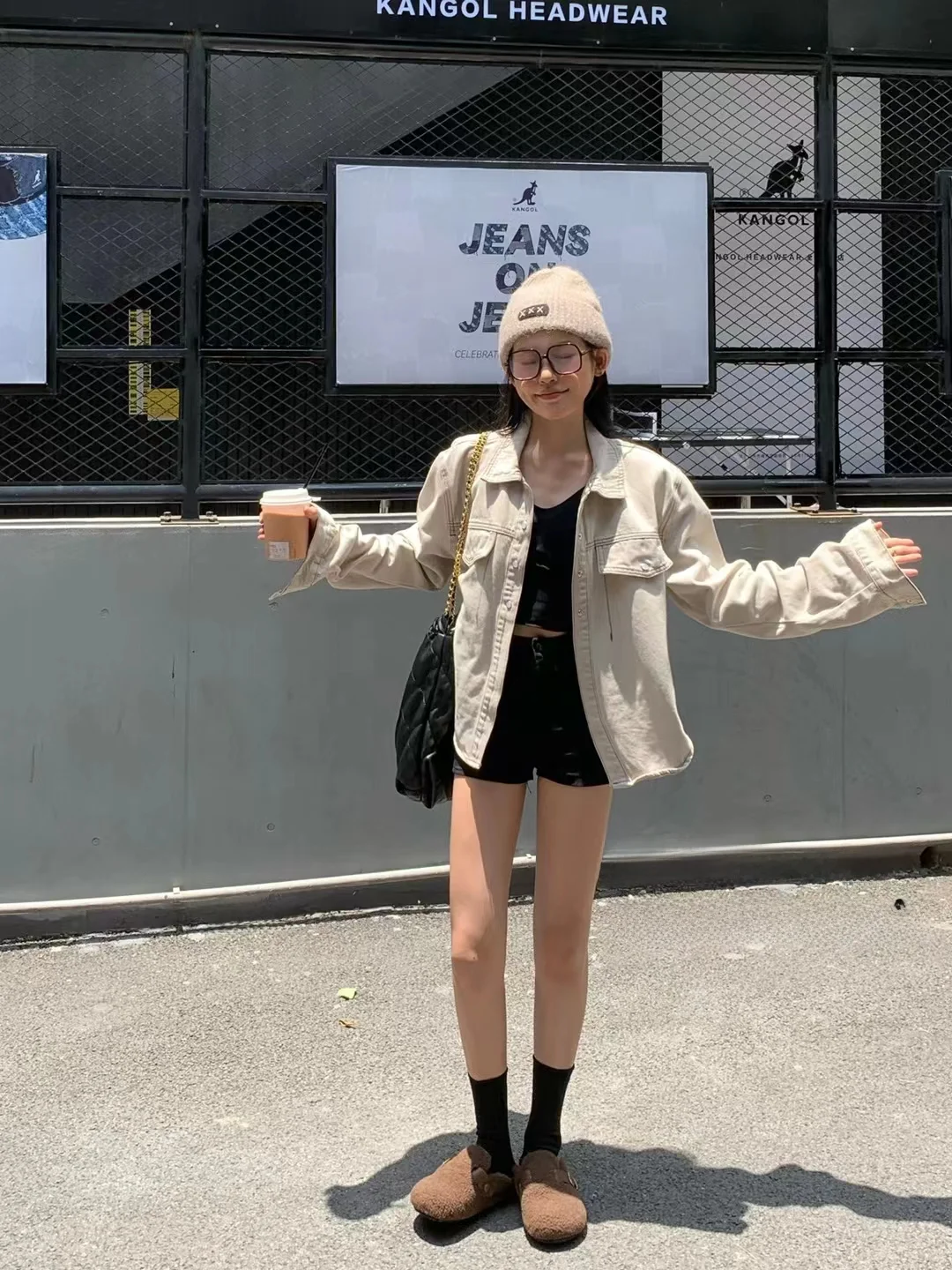 Тринадцать рядов Новинка осени 2023 джинсовое пальто женская одежда маленький