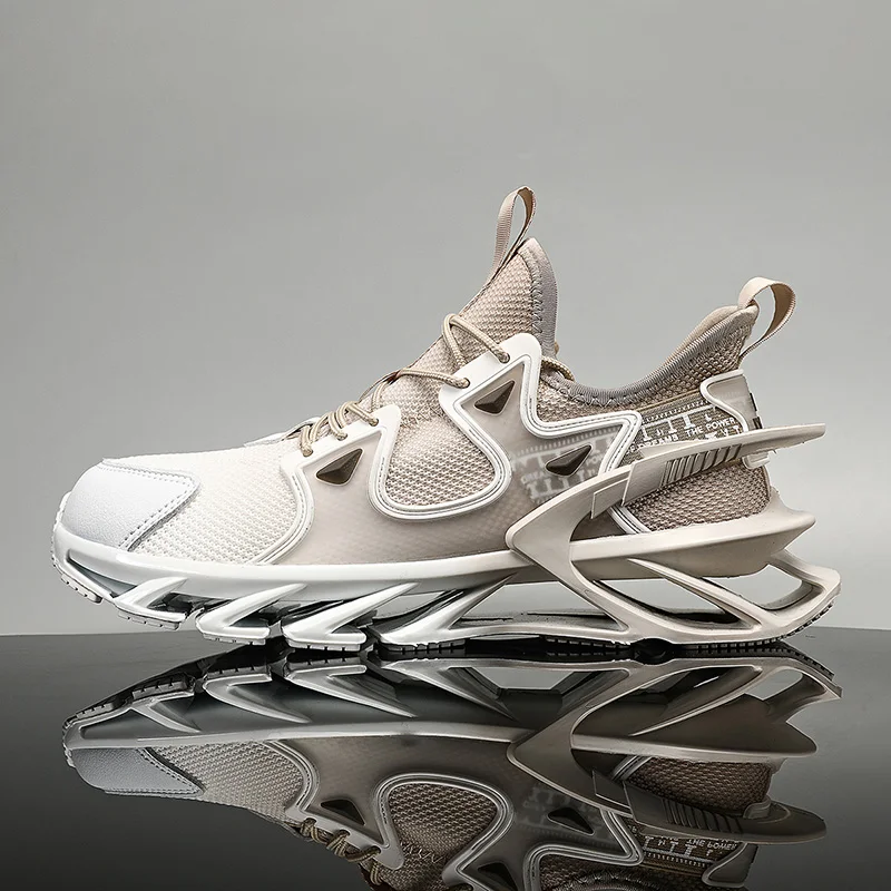 All-match Fashion Shoes Mens Blade Running Shoes for Men Cushion Sneakers Summer Mesh Athletic Sports Jogging Male Walking Shoes