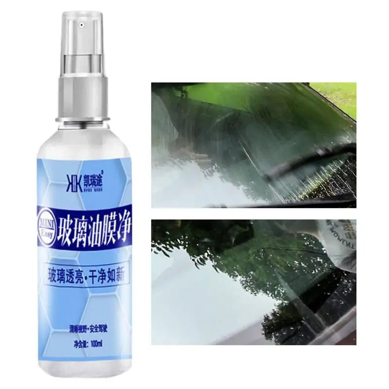 Glass Oil Film Remover Rainproof And Waterproof Glass Coating Windshield Cleaner Car Windshield Oil Film Cleaner Accessories