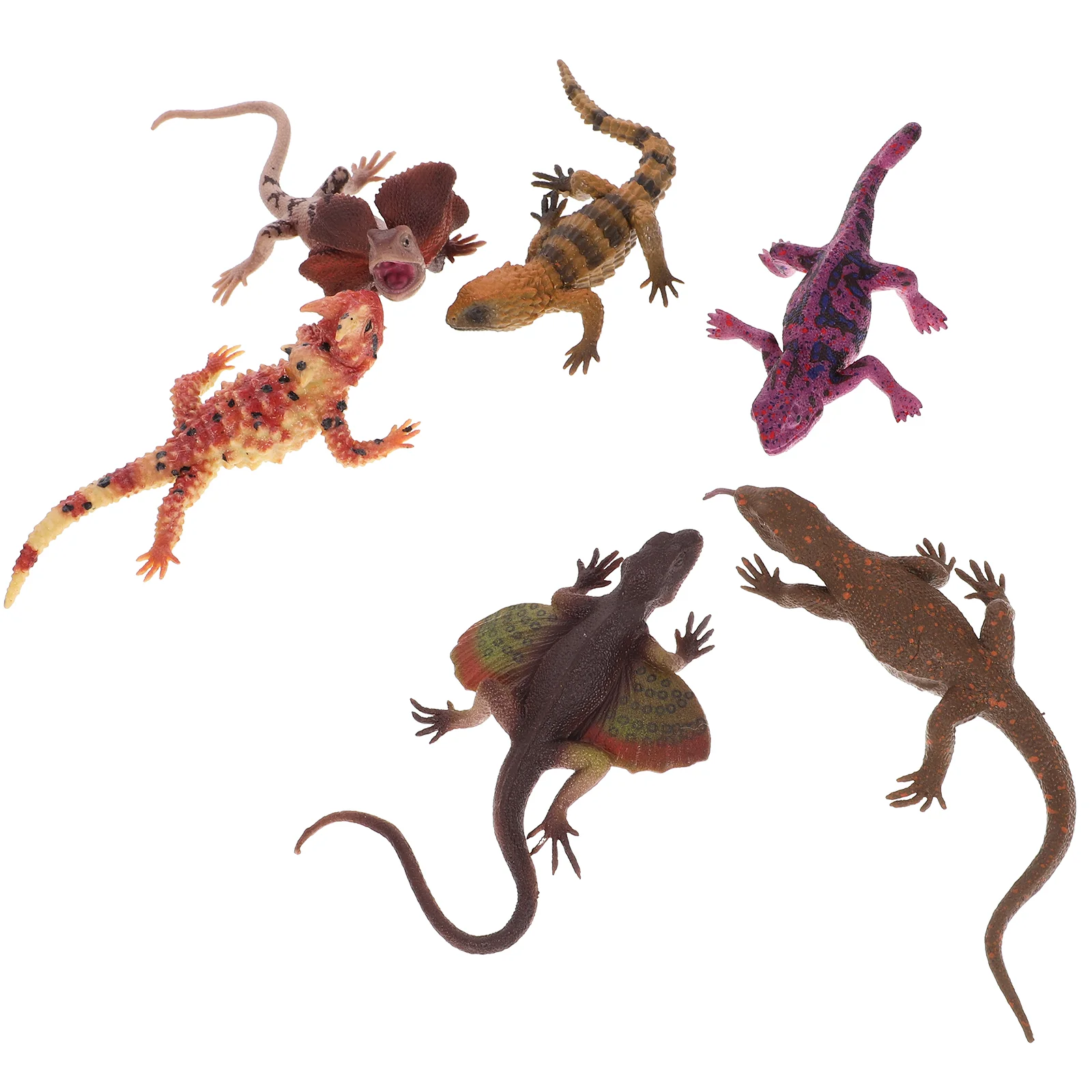 

Lizard Model Toy Fake Desktop Decoration Realistic Reptile Figure Small