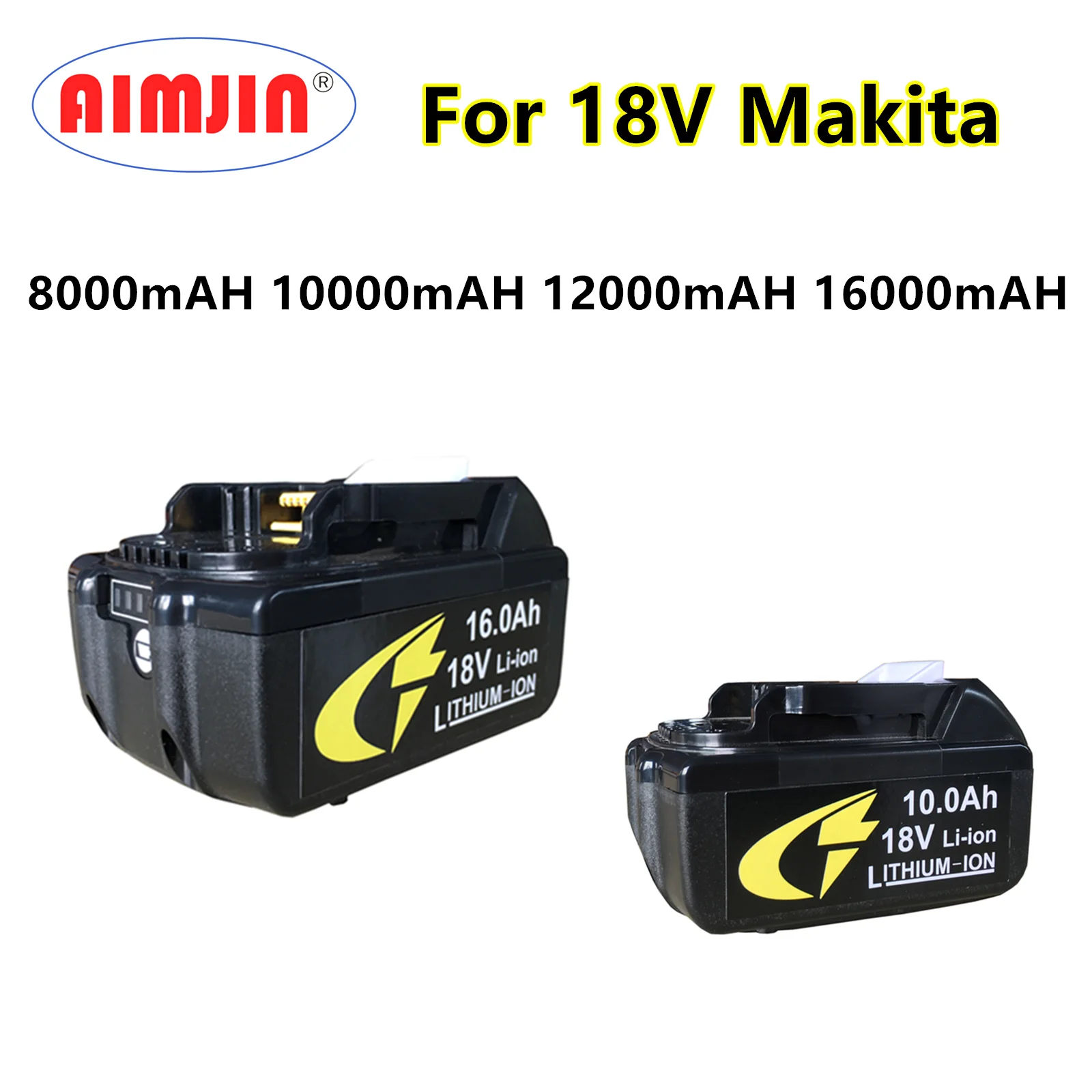 Перезаряжаемая батарея для электроинструментов Makita 18 в 8 0/10 0/12 0/16 0 Ач со