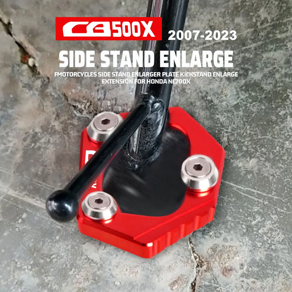 

Motorcycle CB 500 X 2018-2023 2022 2021 2020 CNC Kickstand Foot Pad Side Stand Enlarge Sidestand FOR HONDA CB500X 2013-2015 2014