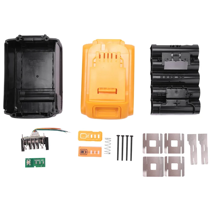 DCB200 литий-ионный аккумулятор пластиковый корпус печатная плата защиты от