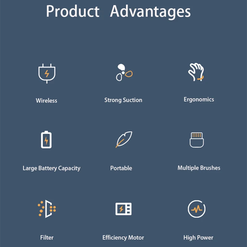 пылесос беспроводной автомобильный ручной воздуходувка Беспроводной 50000 па