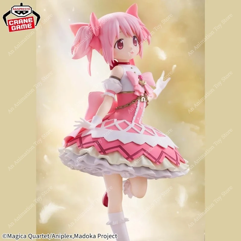 Фото В наличии 100% оригинальная фигурка Bandai Banpresto Puella Magi Madoka Magica Мадока Канамэ, коллекционная аниме-фигурка, декор для рабочего стола, подарок №4