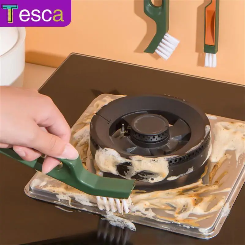 

Household Tile Floor Brush Hard Hair Wall Corner Gap Cleaning Brush Modern Gap Brush Set Cleaning Tools Window Groove