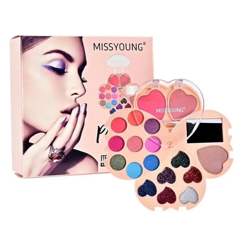 

Eyeshadow Palette Matte Make Up Pallets 18 Color Eyeshadow Palette Set All In 1 Makeup Set Mild Texture Easy To Mix For Home