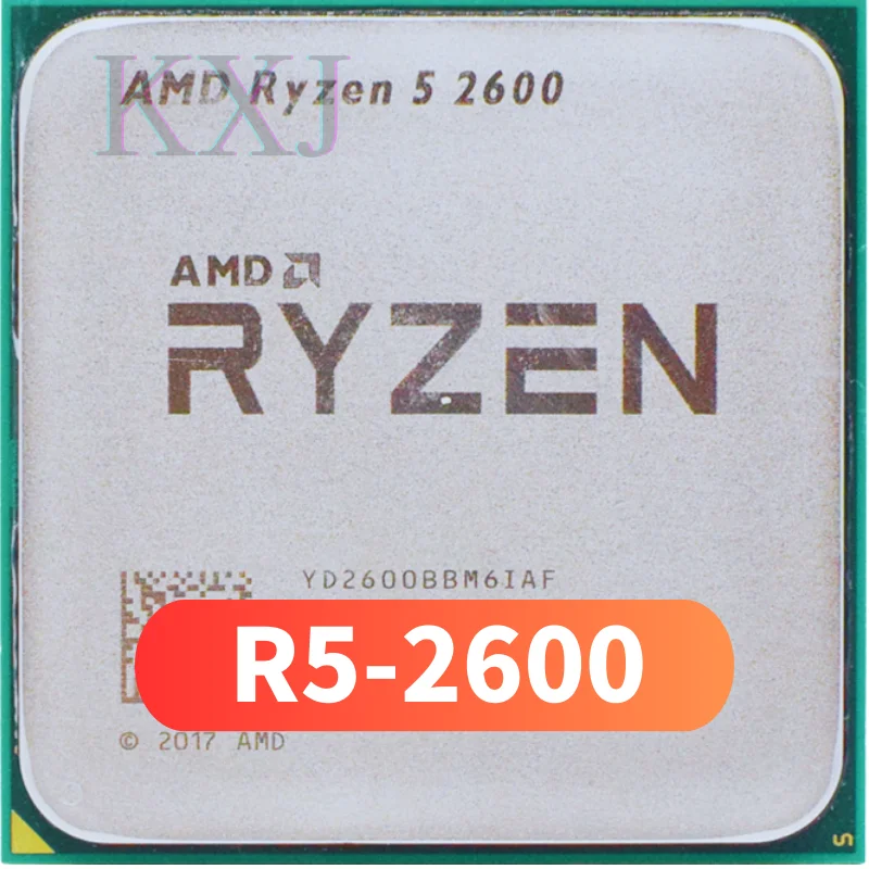 AMD Ryzen 5 2600 R5 2600 3.4 GHz Six-Core Twelve-Thread 65W CPU Processor YD2600BBM6IAF Socket AM4