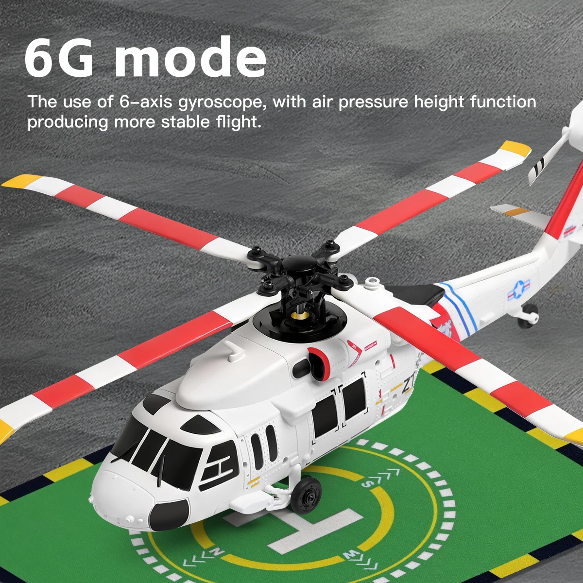 Вертолет с дистанционным управлением Wltoys K270 — бесщеточный оптический самолет с позиционированием потока Black Hawk UH60 4-канальный безфлайбарный моделирующий самолет (art.: 3920d3ef86f71) - 3920d3ef86f71