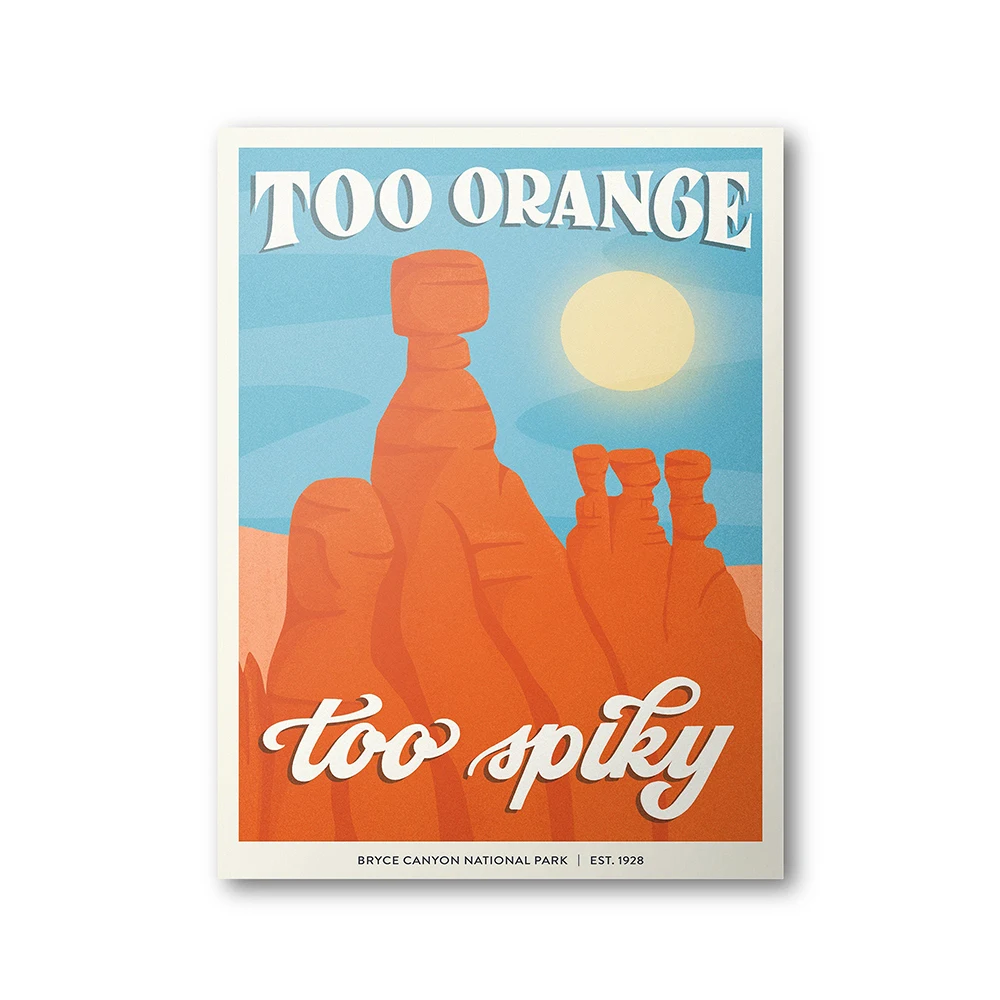 Постер национального парка Большого каньона винтажный постер для путешествий