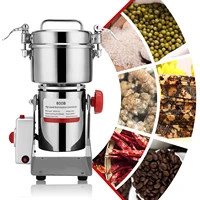 electric grain grinder mill household electric stainless steel grain grinder 800g high capacity food processing tools