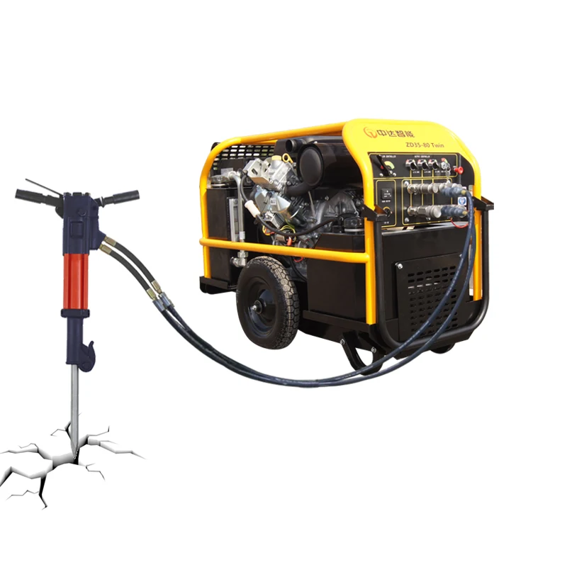 

Big impact force of concrete hydraulic breaker hammer