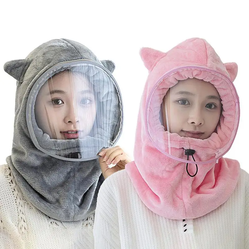 

Манишка Женская Балаклава женская утепленная шапка шарф для холодной погоды зимняя теплая шапка с капюшоном