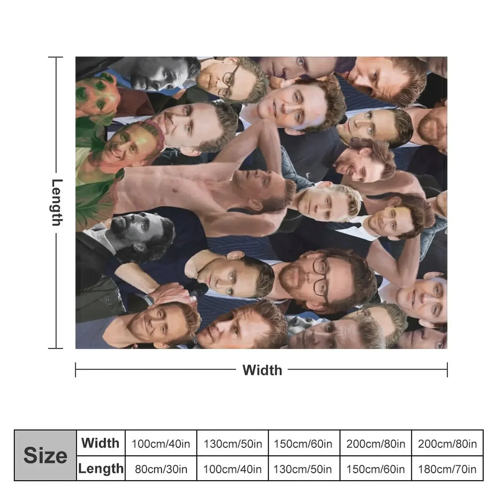 Фотоколлаж Тома Хидлстона пледы летние одеяла и мягкие большие