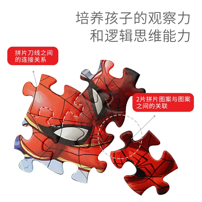 Детский пазл-головоломка Марвел Мстители паук-Man 500 штук обучающая игрушка для