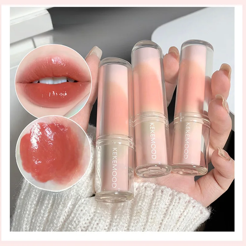 Желейная помада для Kekemood увлажняющая зеркальная вода твердый блеск губ