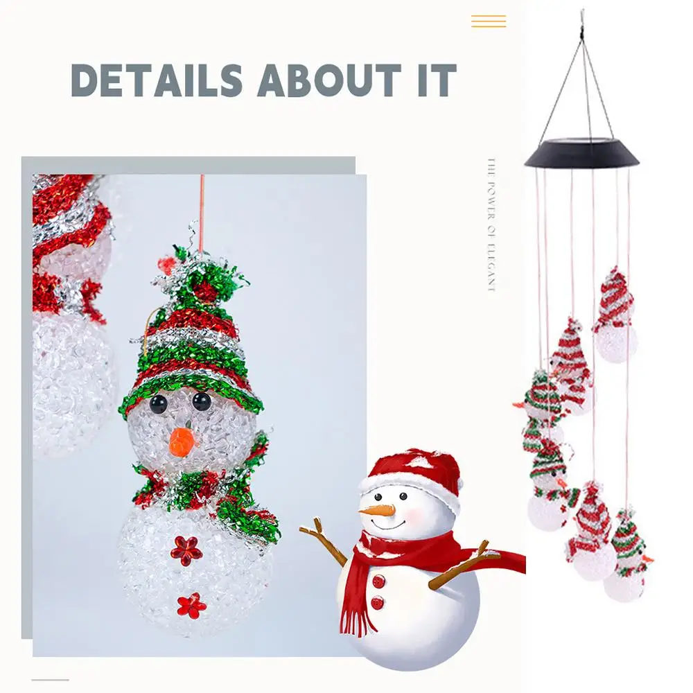 

2023 RGB LED Snowman Creative DIY Kit Fairy String 8 New Christmas Party Garden Lights Modes Decor U3F4