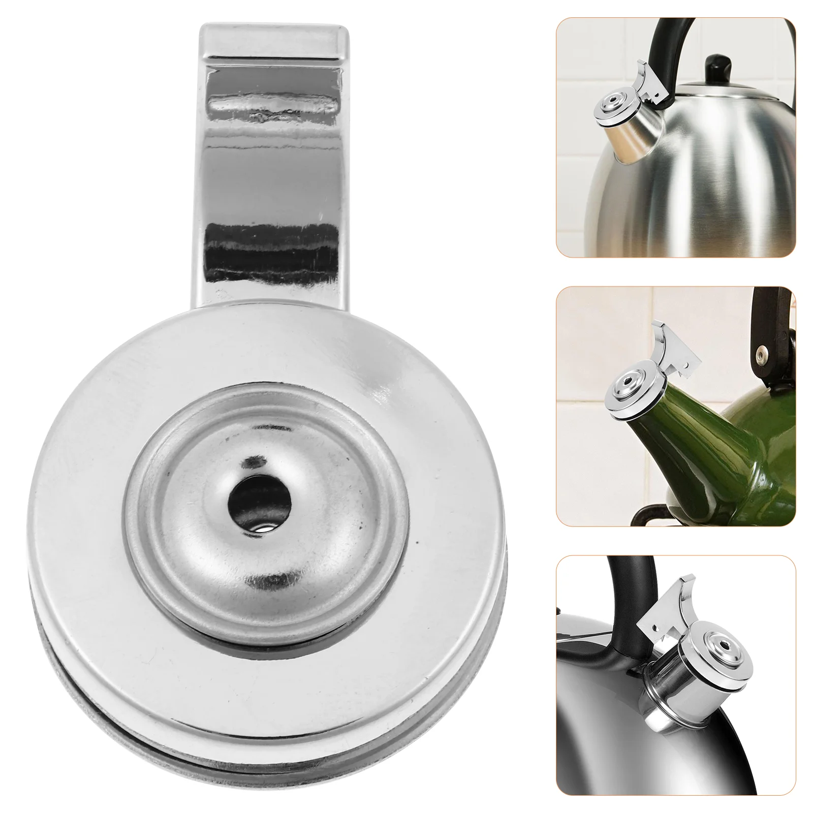 

Kettle Whistling Nozzle Spout Whistle Replacement Water Boiling Pipe Teapot Stainless Steel Lound Flute Parts Teakettle Sound