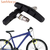 1 pair bike brake pads for mountain city folding bikes durable bicycle cycling bike holder pads brake shoes v brake accessories