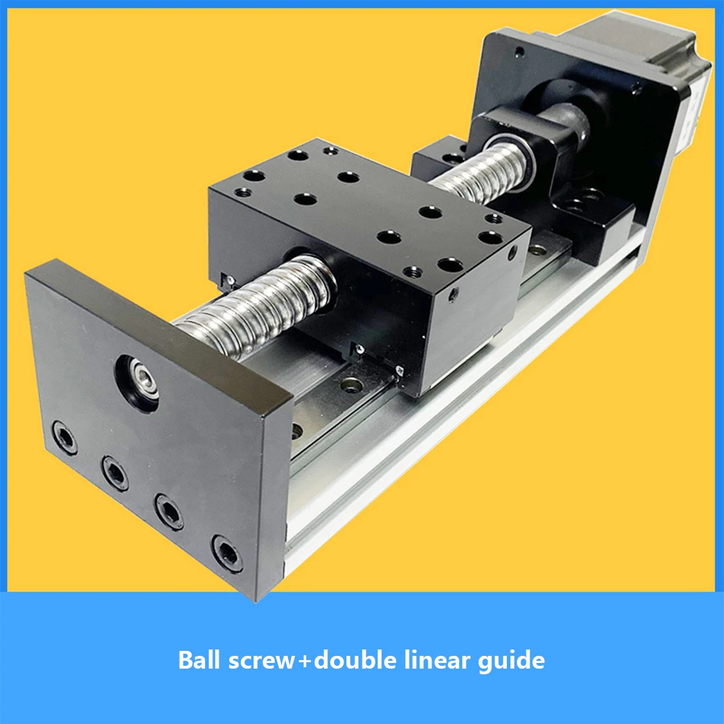 

Aluminum Alloy Slide Stage Actuator Ball Screw Rail Replacement Motor Linear Guide Rails Motion Table Upgrade Modified