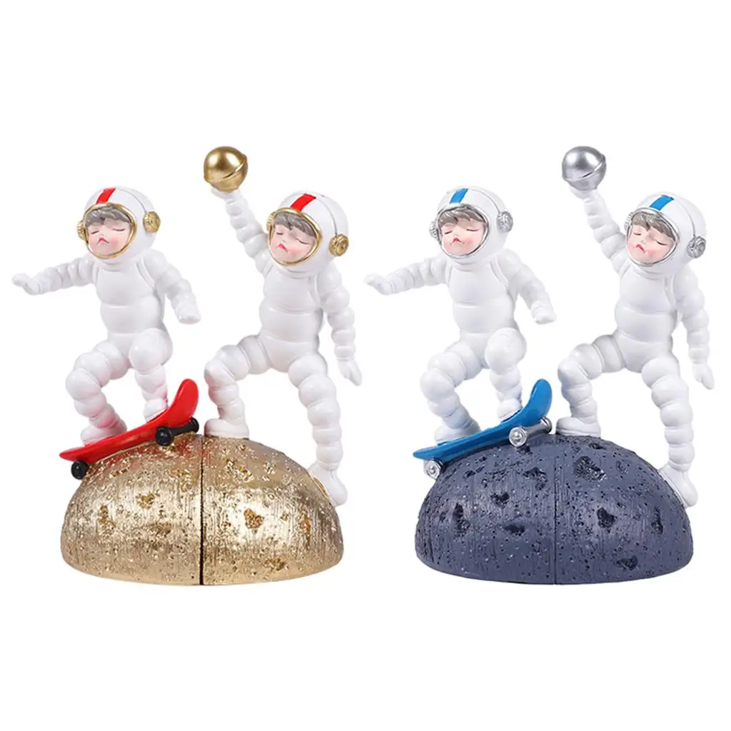 

Скандинавский астронавт, статуя из смолы, аксессуары для украшения дома, украшение для спальни, детские подарки на день рождения