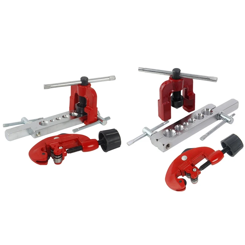 

3-28Mm Tube Cutter Flaring Tool Kit Manual Pipe Expander Expansion Mouthparts Device For Copper Tube Flaring Tool