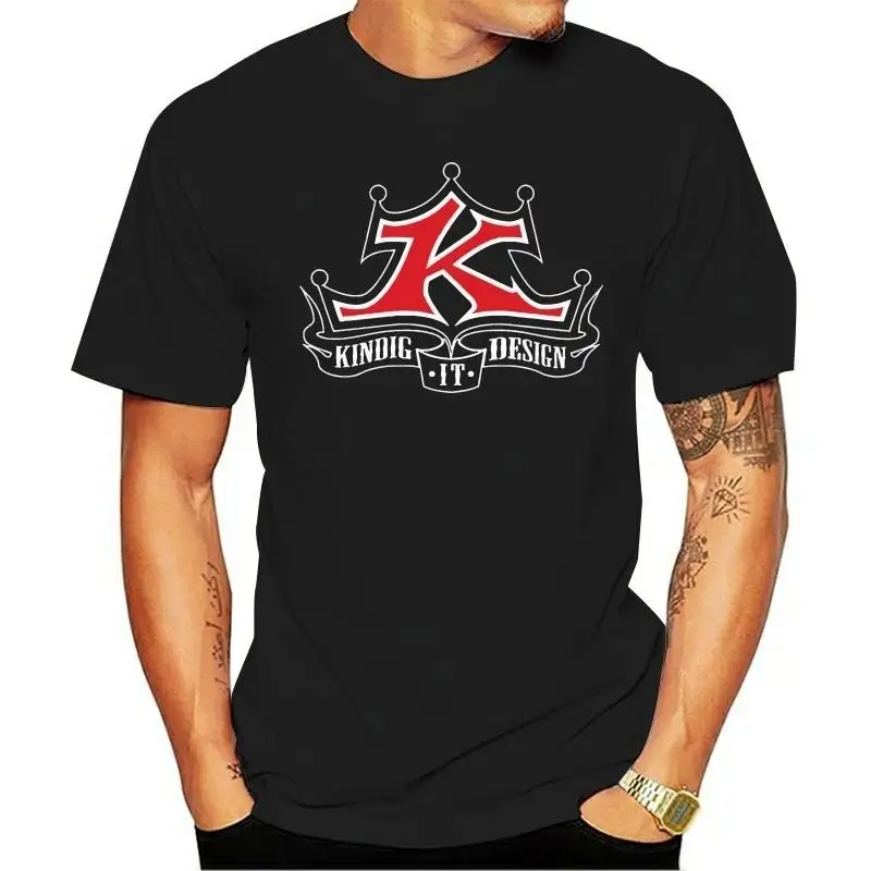 

Kindig-It-Desain Pria-Kindig-It-Pinup-T-Kemeja Katun Lengan Cetak Lengan