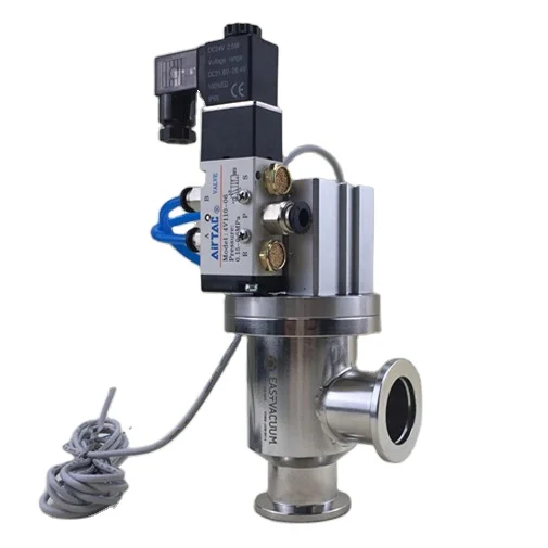 

high vacuum pneumatic angle valve