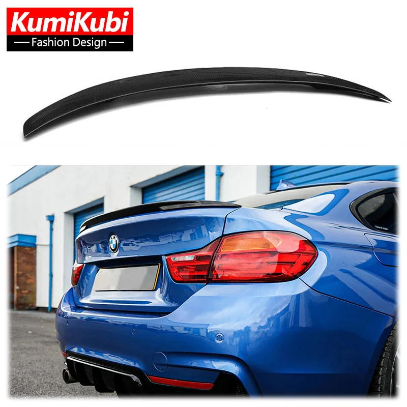 Задний спойлер F36 для BMW 4 серии 4-дверный Gran Coupe P Стиль Крылья черный углеродный