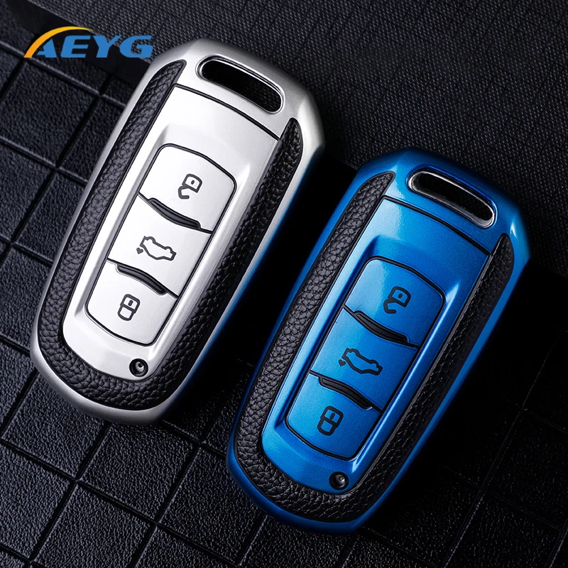

TPU Car Remote Key Case Cover Shell Fob For Geely Atlas Boyue NL3 EX7 SUV GT GC9 Emgrand X7 EmgrarandX7 Borui Protector Keychain