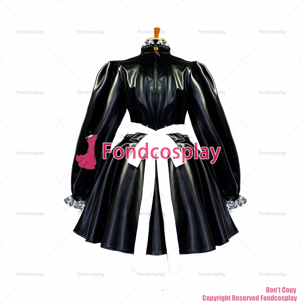 Сексуальная одежда для взрослых fondcosplay с перекрестной юбкой короткое черное