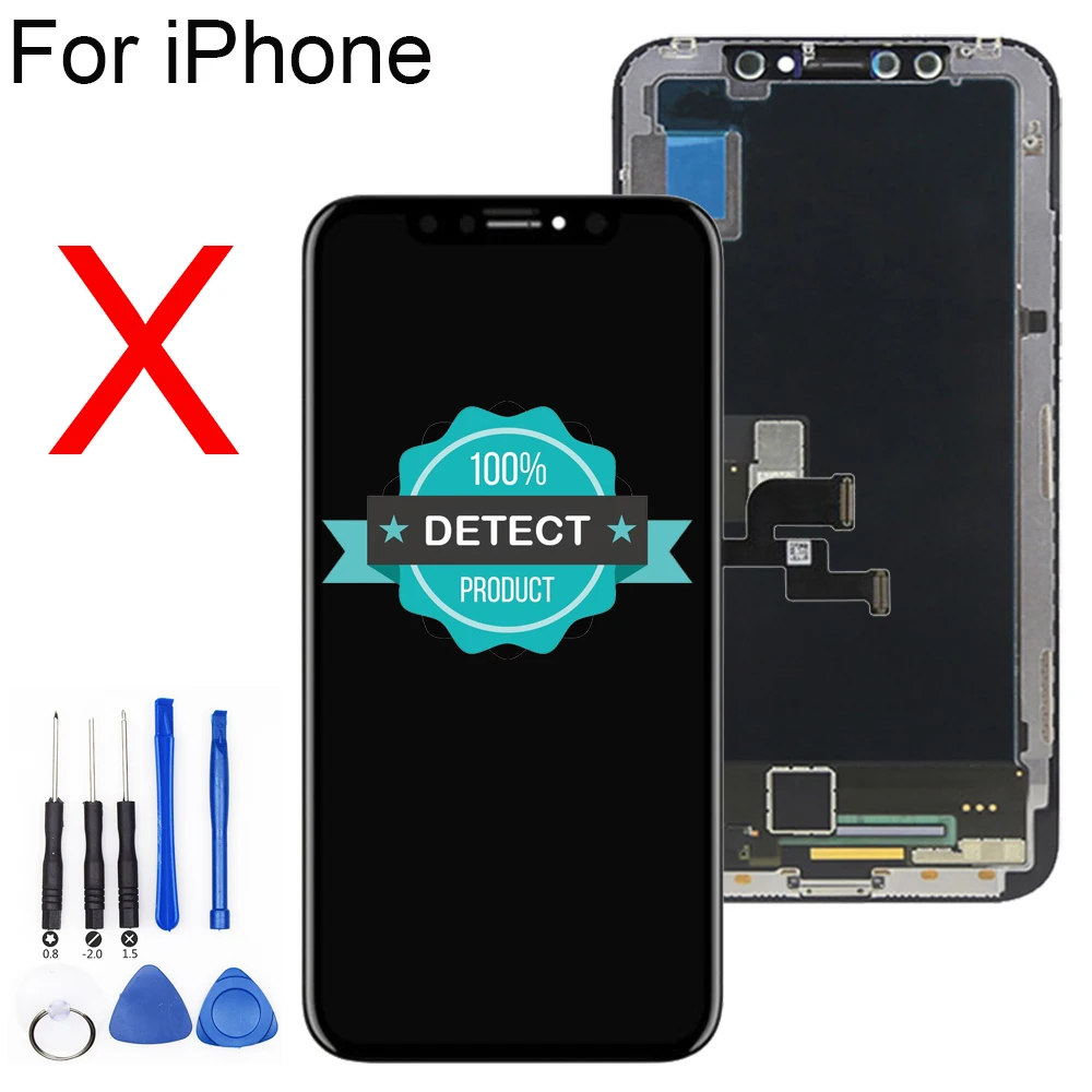 100% New OLED Lcd For iPhone X 11 12 Pro Display Wholesale Price From Factory Display For iPhone X Xs Xr Screen Test Good Touch