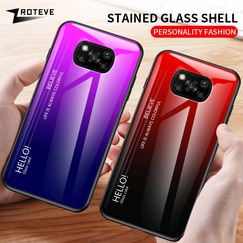 

Чехол для телефона с градиентом для Xiaomi POCO X3 NFC F3 F4 X4 GT M5 s M5s C40 Xiomi Pocophone F2 M3 M4 Pro