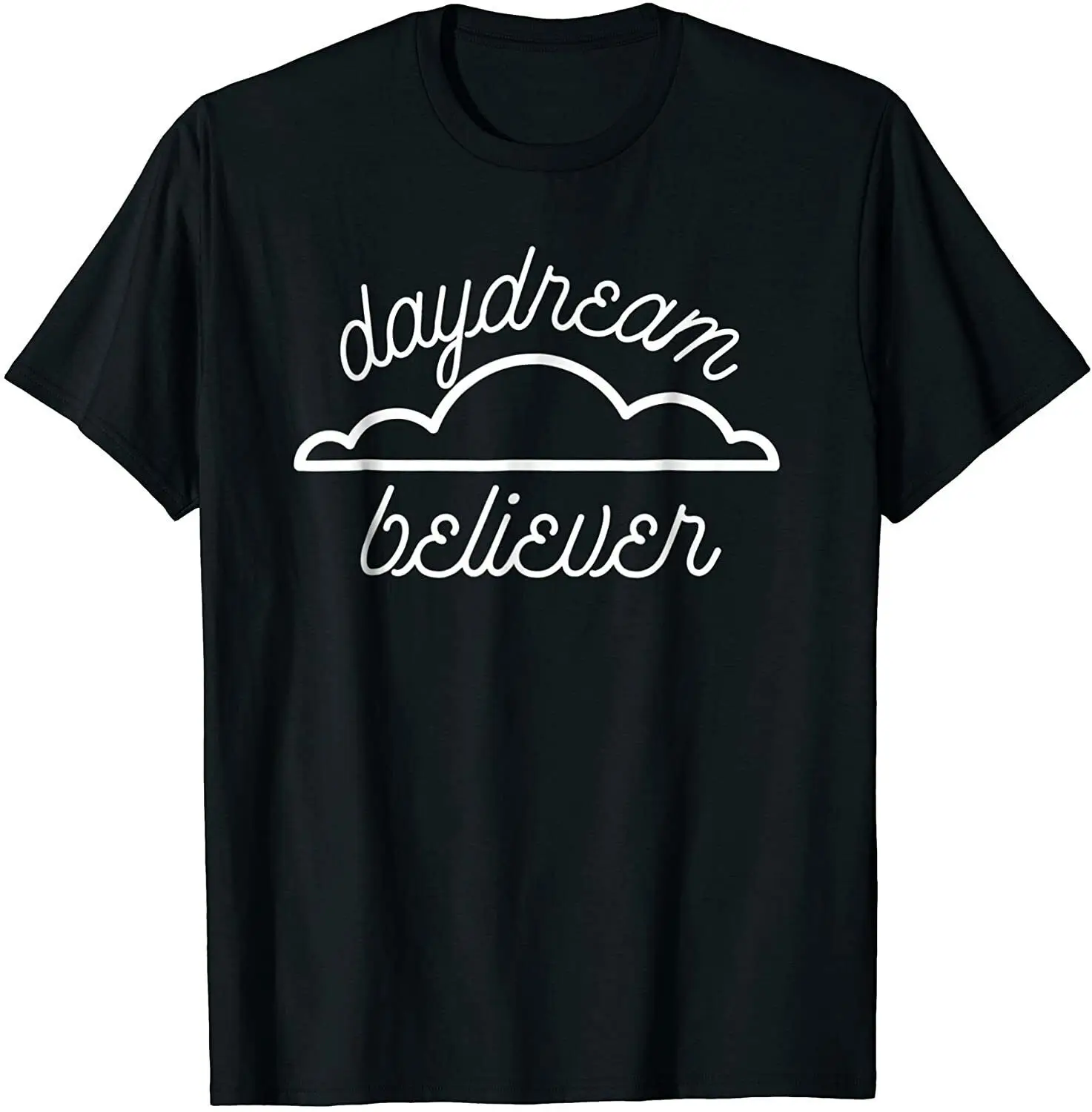 

Хлопковая мужская футболка Daydream Believer Cloud с круглым вырезом, Повседневная Высококачественная футболка с принтом, Прямая поставка
