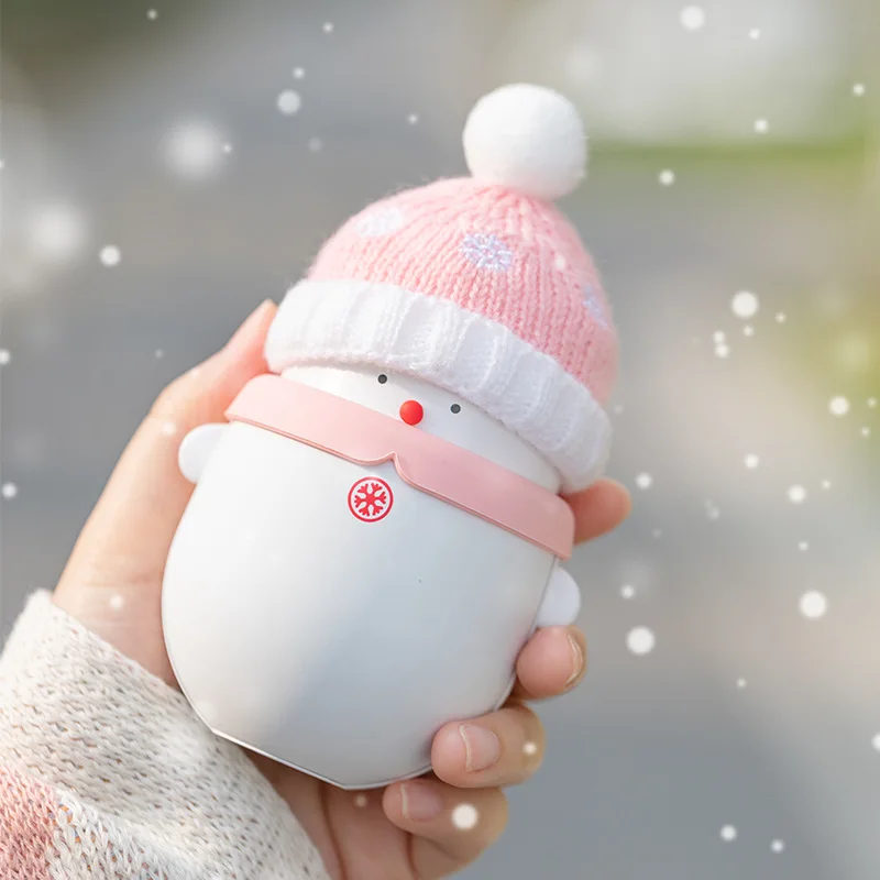 

Winter gift hand warmers charging mini warm baby Christmas gifts creative snowman charging treasure in winter