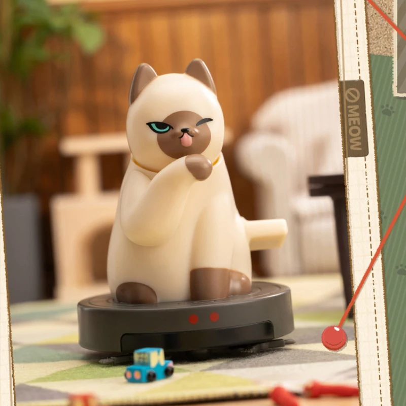 Фото Новая коллекционная серия 52toys Blind Box Irobocat: Заводная игрушка-сюрприз, модель кошки, подарок на день рождения для детей, декор для рабочего стола, для взрослых. №4