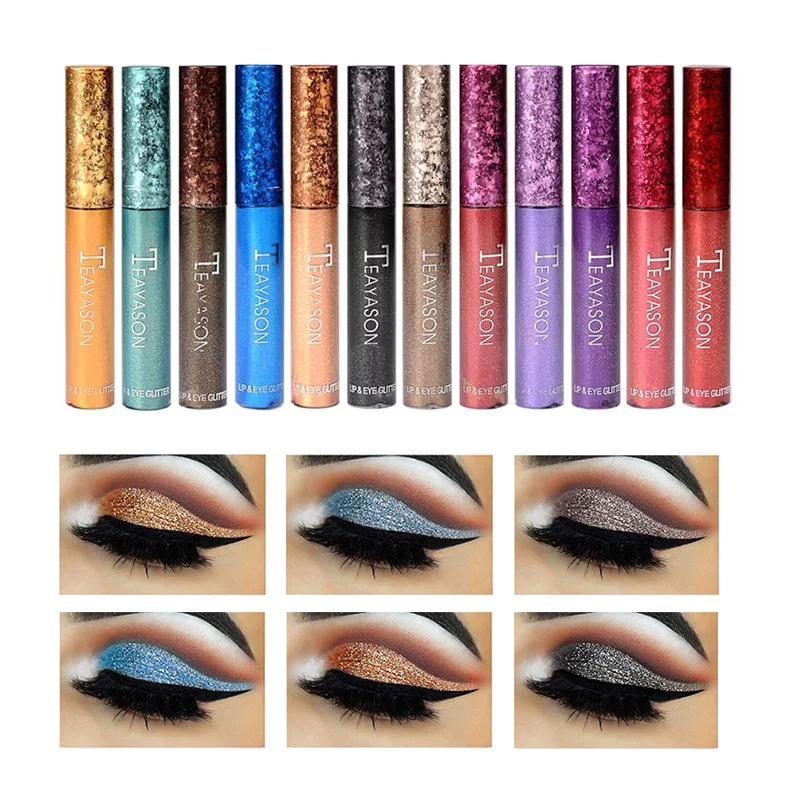 

Diamond Liquid Eyeshadow Shimmer Glitter Metal Sexy Lip Makeup Natural Long-lasting Waterproof Easy To Wear Ladies Cosmetics