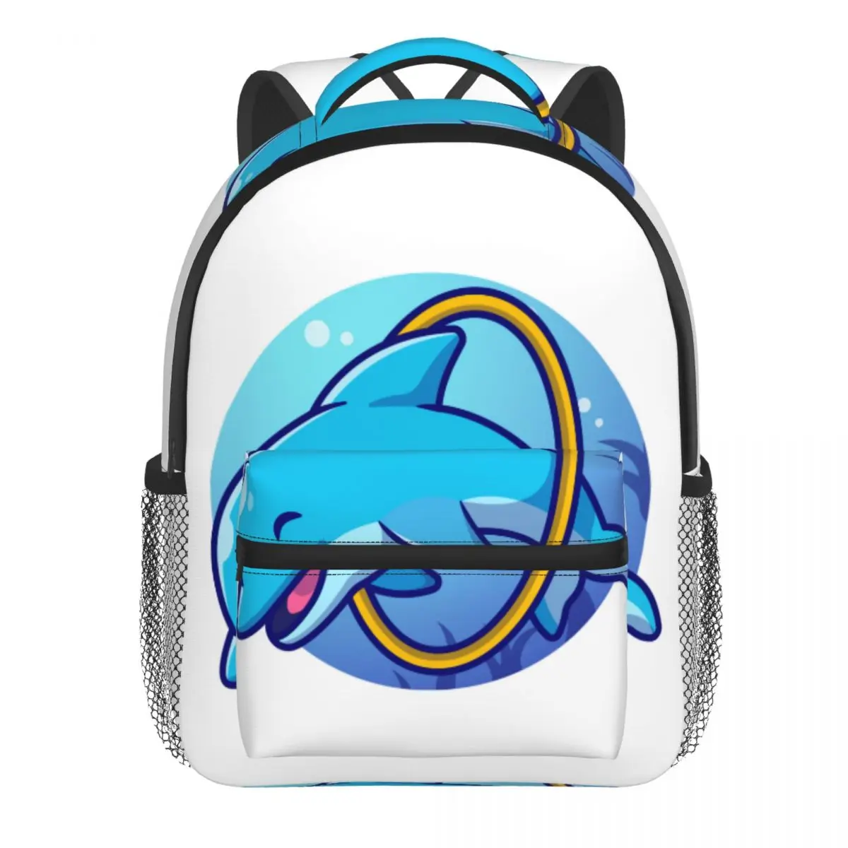 Kids Backpack Cute Dolphin Sea Kindergarten Children Mochila School Bag