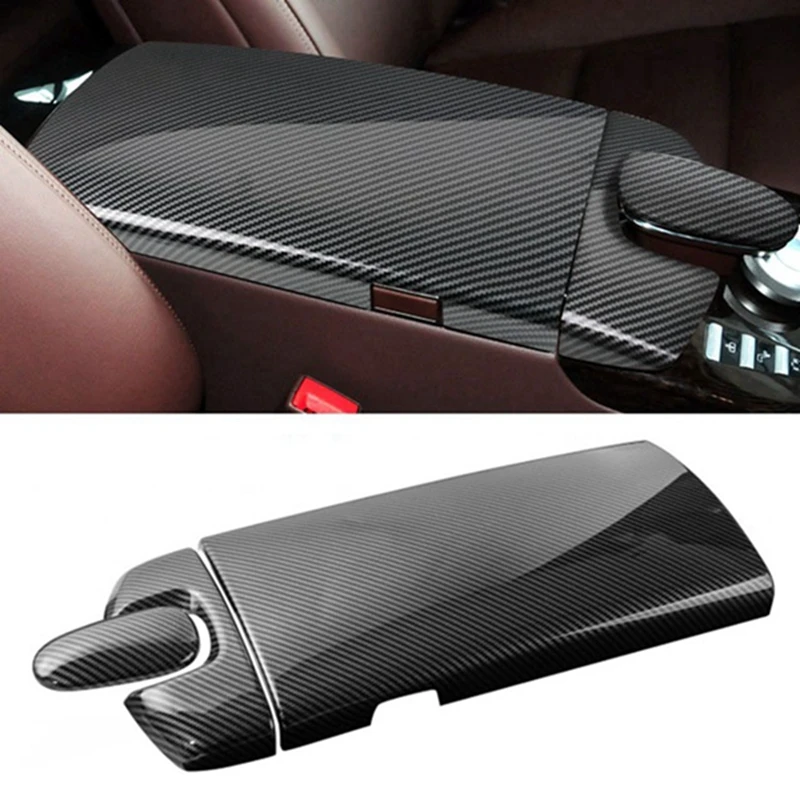 3Pcs Car Center Console Armrest Box Phone Cover Dial Pad Housing For Mercedes Benz S Class W221 2008-2012 images - 6