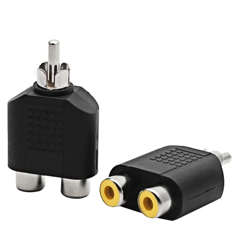 5 шт. RCAY сплиттер AV Аудио Видео разъем преобразователь адаптер Комплект 1 штекер