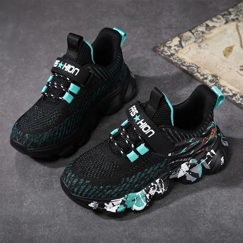 

Детские кроссовки для мальчиков, модная спортивная обувь на плоской подошве, скейтборд, кожаные повседневные кеды для мальчиков от 6 до 12 лет