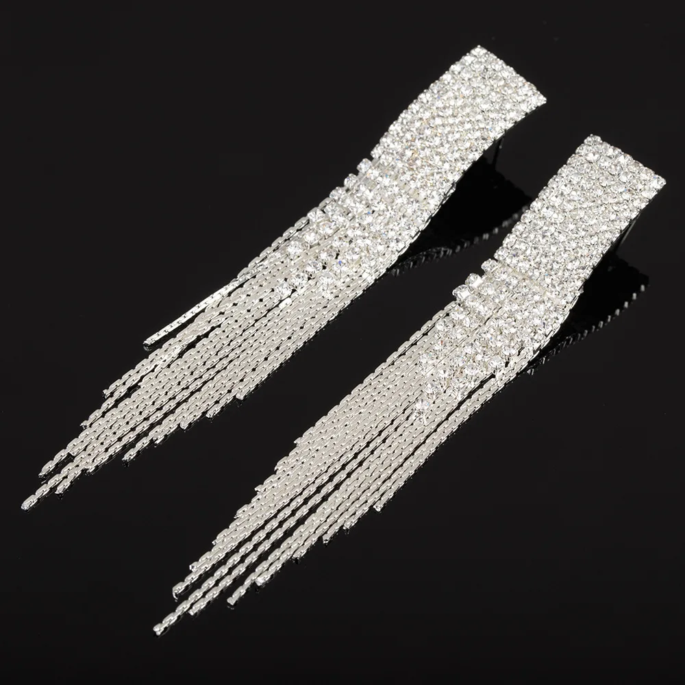 

Tassel Earrings Long Women's Fashion European and American Sexy Earrings High Quality Jewelry Jewelry for Banquet