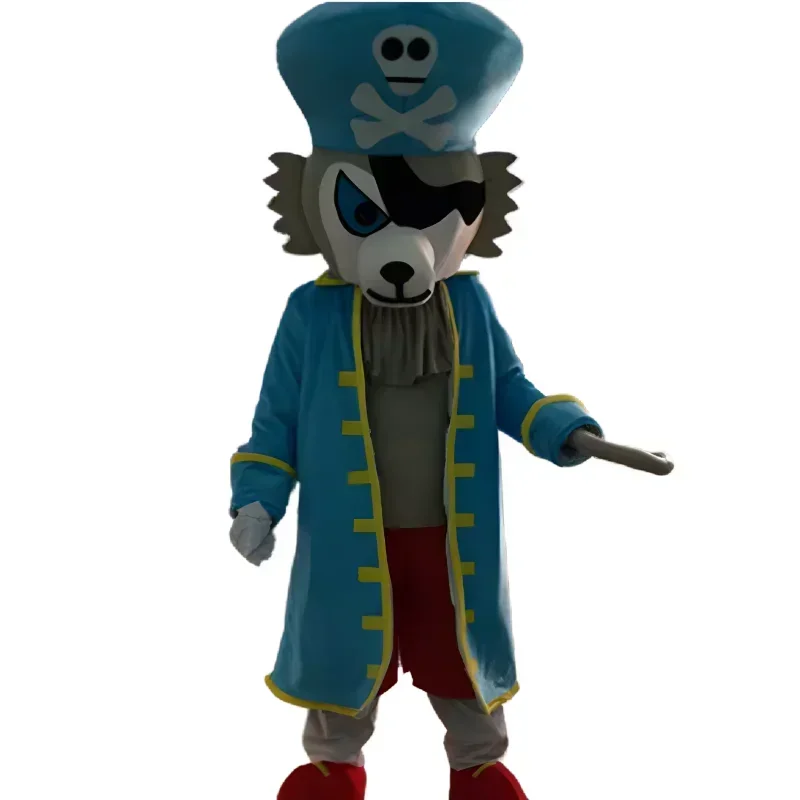 Костюм талисмана пиратского волка костюм для взрослых карнавальной вечеринки