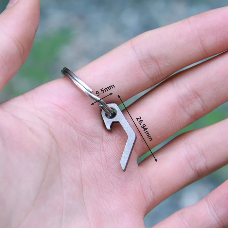 Мини-легкая открывалка для бутылок пива брелок ключей карманный инструмент