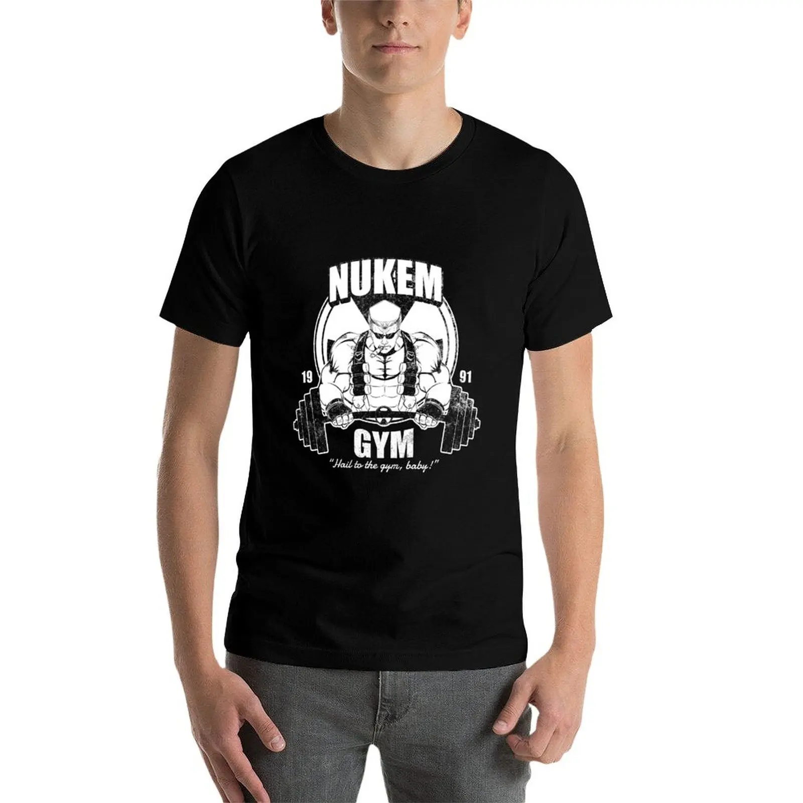 Фото Футболка Nukem Gym T-Shirt для тренировок с коротким рукавом, быстросохнущая №3
