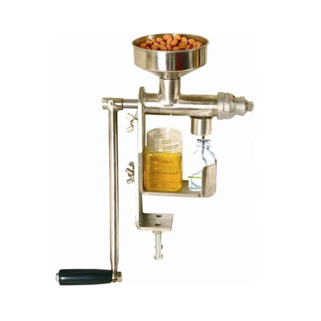 

Manual Oil Press Machine Expeller Extractor Stainless Steel 304 Home made Oil